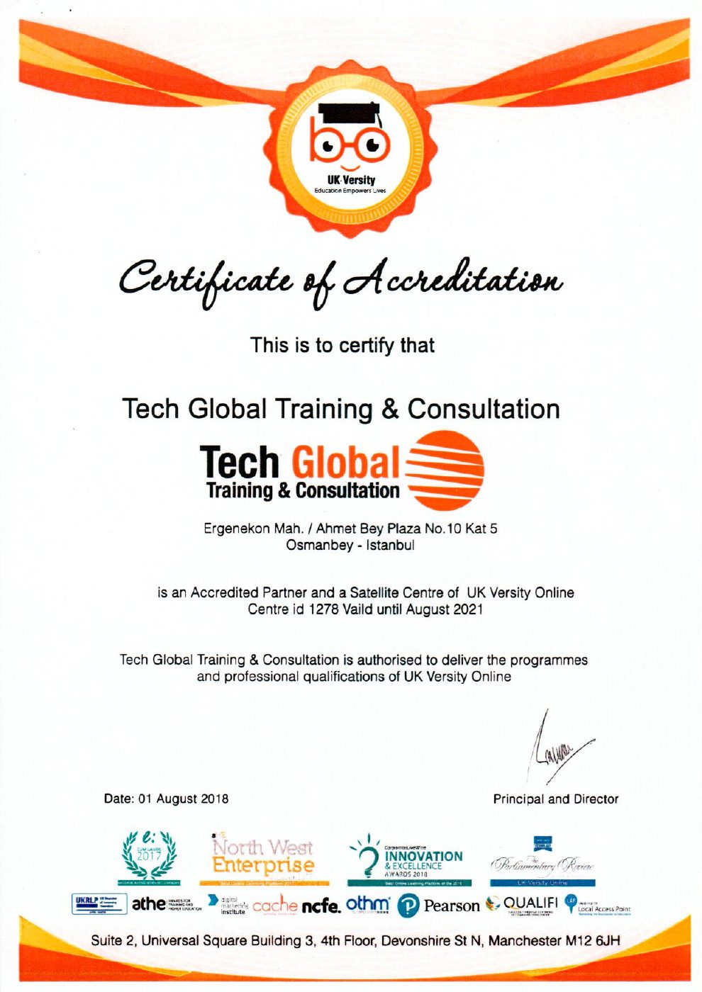 Accreditations — Page 1